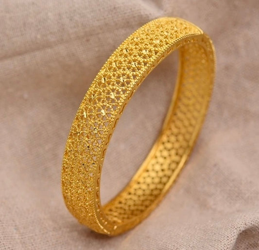 Gold-Plated Chain Link Bracelet