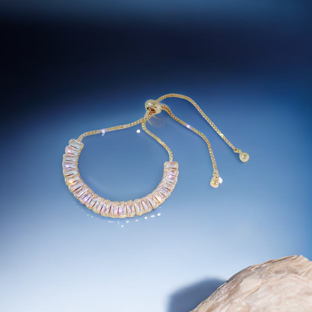 Clear Baguette Bracelet